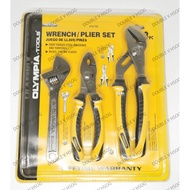 OLYMPIA TOOLS WRENCH PLIER SET 3PC