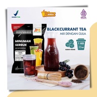 Bubuk Minuman Blackcurrant Tea Mix Gula 1 kg - Premium Serbuk Teh JPS [mix-fruit-tea]