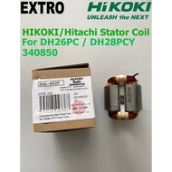 Original HIKOKI / HITACHI dh26pc / dh28pcy Stator Coil 340850 / 340850F