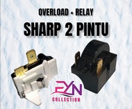 RELAI KULKAS SHARP 2 PINTU + OVERLOAD KULKAS SHARP / RELAY KULKAS SHARP