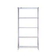 MZG 007-5T 90x35x180 cm. ชั้นวางปรับได้ 5 ชั้น