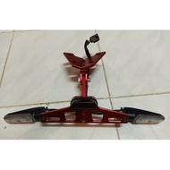 TAIL TIDY PLATE HOLDER CNC ALLOY YAMAHA Y15 WITH LED NUMBER LAMPU LIGHT REAR BELAKANG REAR BRACKE