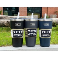Yeti Ramler 26oz stackable cup with straw lid