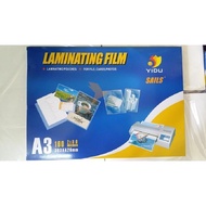 Plastic laminated paper (hard plastic) A3 size