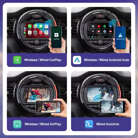 Wireless CarPlay Android Auto for Mini R55 R56 R57 R58 R59 R60 R61 F54 F55 Clubman Countryman Hardto