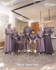 Sarimbit Ethica Royal Dark Eris/Sarimbit Ethica Terbaru 2026/ Baju Keluarga