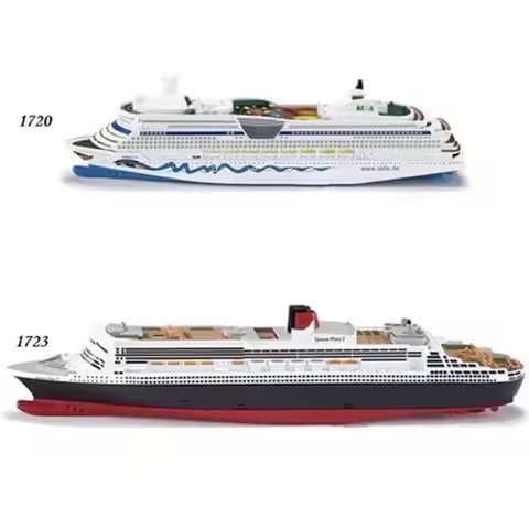 Siku Dieacast 1:1400 Scale 1720/1723 Alloys & Plastics Cruise Ship Series Model For Display Collecti