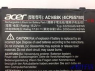 全新原廠 宏碁Aspire V3 V3-371 V3-371-30FA V3-371-52PY AC14B8K 電池