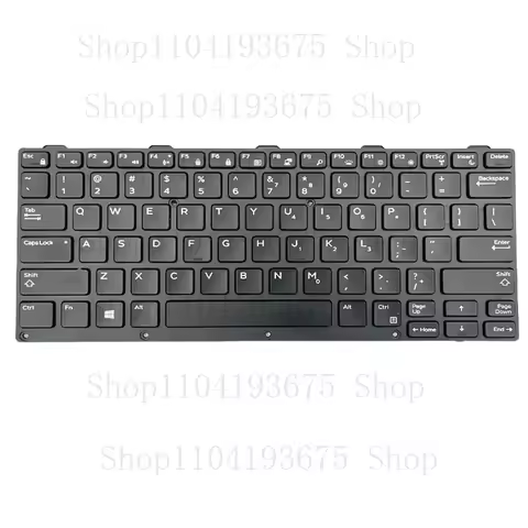 /.English Laptop Keyboard For DELL For Latitude 5404 5414 5420 5424 5430 7202 7204 7214 7330 7404 74