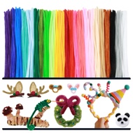 Fuzzy Wire Sticks Craft Chenille Stems Assorted Color Fuzzy Wire