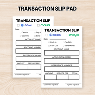 JM Creatink Gcash / Maya Transaction Slip Receipt Pad (50 Pages/80 Pages)