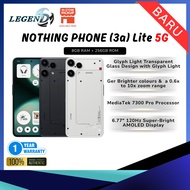 Nothing Phone 3a Lite 5G (8GB+256GB) Original Smartphone | Mediatek 7300 Pro | 6.77" AMOLED Display
