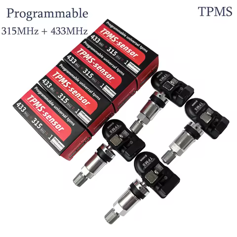 Programable TPMS Sensors 2 in 1 315MHz+433MHz Support Programing with TS501 TS508 TS601 TS608 ITS600