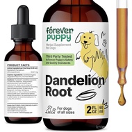 Forever Puppy Dandelion Root Drops for Dogs, 2 oz | Liquid Liver Health Supplement, For Large, Mediu