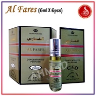 *Original* Al Rehab Al Fares (6ml X 6) Box (Roll on) Alcohol Free Made by Al-Rehab Perfumes