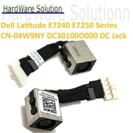 Dell Latitude E7240 E7250 Series CN-04W9NY DC30100O000 DC Power Jack Connector with Cable