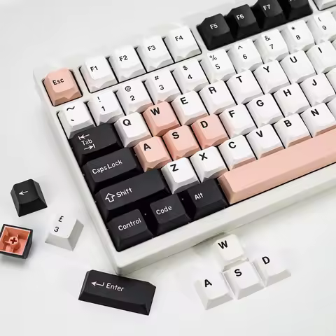 KBDiy 174 Keys GMK Olivia Keycaps Set Cherry Profile Custom Retro Double Shot PBT Keycap Mechanical 