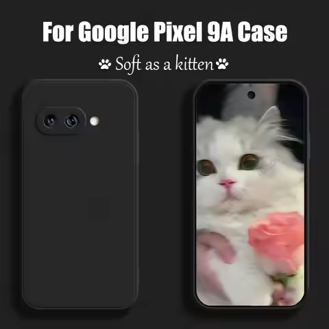 Liquid Silicone Protective Phone Cover For Google Pixel 9a Case for Cover Pixel 9a TPU Shockproof Ph