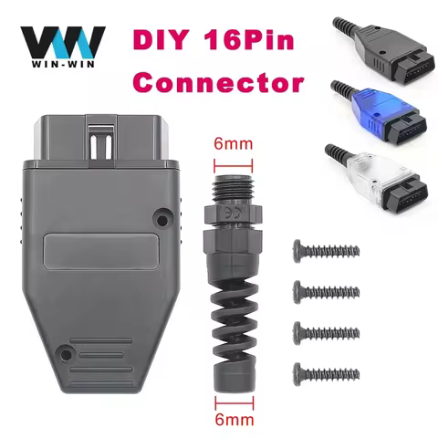 DIY Universal OBDII 16pin OBD2 Extension Cable for VW for BMW male to female Automotive Car Diagnost