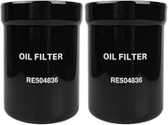 2PCS RE504836 Engine Oil Filter Replaces for JD 5625 5076E 5415 5425
