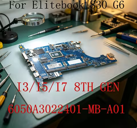 For HP EliteBook 830 G6 Laptop Motherboard With I3 I5 I7 8TH GEN CPU 6050A3022401-MB-A01 DDR4 UMA 10
