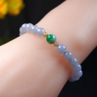 飄陽綠紫羅蘭翡翠手珠手鍊 | 天然緬甸玉A貨翡翠 | 送禮