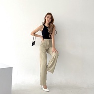 Kiyorawears - Harley Pants / Celana Kerja Wanita / Celana Straight Cut / Casual Pants