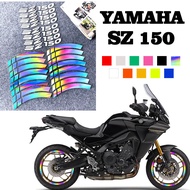 YAMAHA Reflective Wheel Hub Stickers SZ 150 Waterproof Rim Durable Decals Motorcycle Strip Decoratio