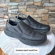 Everbest leather shoes size 41 inso27cm comfortable on the feet size 42
