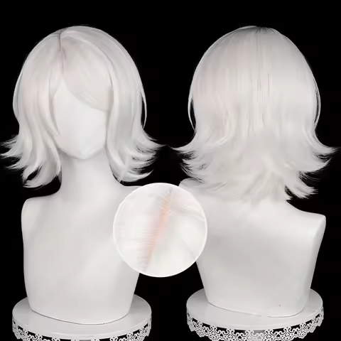 Juzo Suzuya Cosplay Wig 35cm Beige Short Scalp Heat Resistant Synthetic Hair