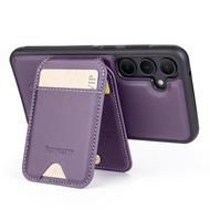 For Samsung Galaxy Note 20 Ultra A56 A55 A36 A35 A25 A17 A16 A15 Stand Detachable Magentic Wallet Le