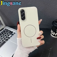 Jingsanc da mới Cảm Thấy Ốp PC cứng Mờ Sạc Không Dây Thích Hợp Cho Samsung Galaxy A26 5G vỏ điện tho