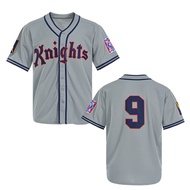 Men's Roy Hobbs New York Knights The Natural Movie Baseball Jerseys Grey