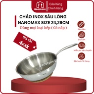 [NO PAN NEEDED] Nanomax Deep Pan size 24cm, 28cm (WITH LID)