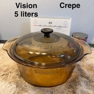 vision cookware 5 liters (creme)