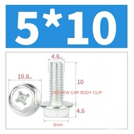 (10-Bijih) Skru SAIZ 8 (M5) Skru FLANGE