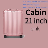เคสใส DBJIT ใช้ได้กับกระเป๋าเดินทางของแท้ของ Rimowa ฝาครอบป้องกันใส21 26 30นิ้ว Rimowa Topas อุปกรณ์