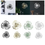 [Szlinyou1] Floral Wall Decoration, Floral Wall Decoration, Metal Sign, Artistic Decoration, Wall Sculpture for Bedroom, Hotel