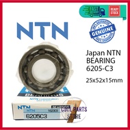 6205 C3 NTN Japan Bearing 6205C3 (25 X 52 X 15mm) 6205 Crankshaft Bearing - 100% ORIGINAL