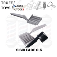 FADE COMB 0.5 GRADUATED FADING COMB BARBERSHOP HAIR SHAVING COMB