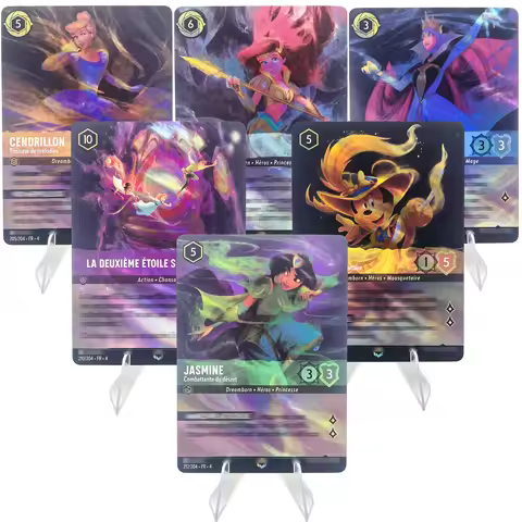 Lorcana French Edition Chapter 4 Enchanted Foil Set Ursula Ariel Moana Maui King Triton Chase Premiu