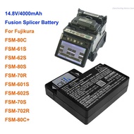 Cameron Sino 4000mAh Battery BTR-09 for Fujikura FSM-601S, FSM-602S, FSM-61S, FSM-62S, FSM-702R,FSM-