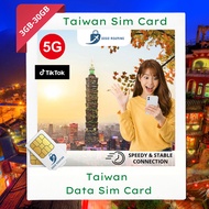 【3-30GB】Taiwan Sim Card 5G (3GB - 30GB l 5 - 30 Days) GOGO Roaming Travel Sim Card Taiwan