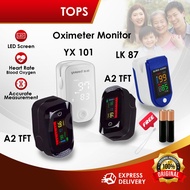 🔥Ship 24Hrs🇲🇾Medical Fingertip Pulse Oximeter Monitor Finger Thermometer Baby Oxymeter Kids Spo2 Oks