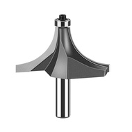 yunhaoSK-12mmX2-1/2 Shank Corner Round over Router Bit with Bearing Tungsten Carbide Milling Cutter