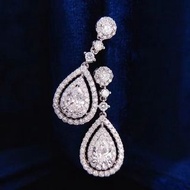 GIA🤍水滴鑽石耳環