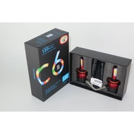 Car Led Light Bulbs C6 H11 And H16 Gold Series 5500Lumen A48 Bulbs