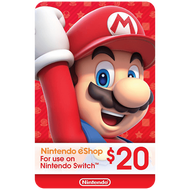 บัตร Nintendo Eshop Card $20 (US Account)