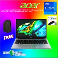 Acer Aspire Lite 15 AL15-51M-57MW 15.6'' FHD Laptop Steel Grey ( i5-1155G7, 8GB, 512GB SSD, Intel, W11, HS )