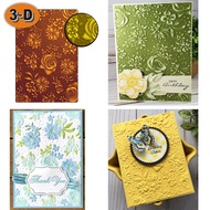 3D Embossing Folder Flower Pattern Scrapbooking Supplies Craft Materials DIY Art Deco Background Photo Album
